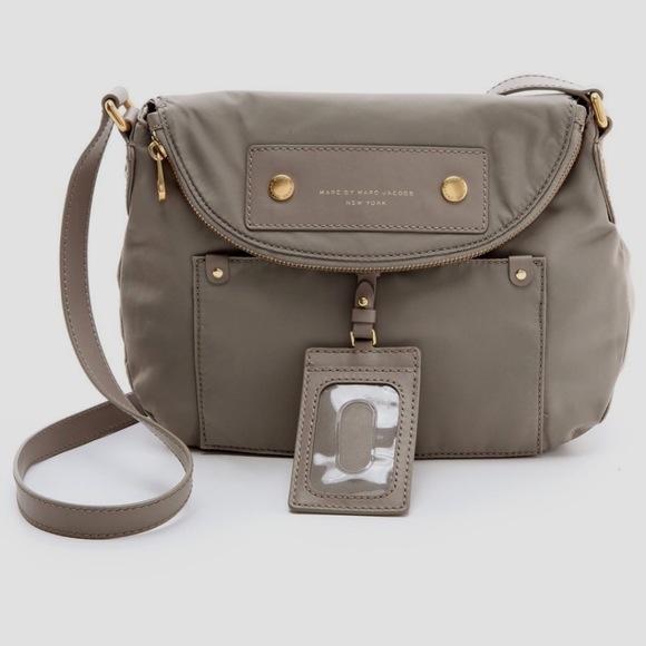 Marc Jacobs Bags Marc Jacobs Natasha Nylon Crossbody Bag Grey